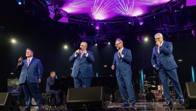 Wills Brothers Quartet singing on the National Quartet Convention MainStage