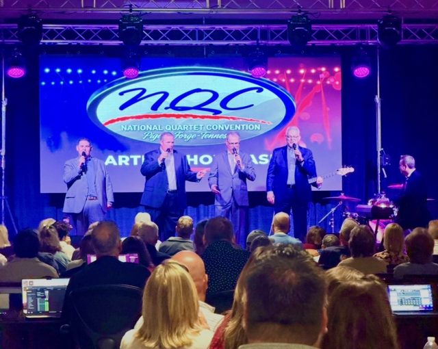 Wills Brothers Quartet closing the New Artist Showcase at the National Quartet Convention